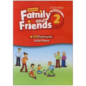 خرید فلش کارت امریکن فمیلی اند فرندز 2 ویرایش دوم Flashcards American Family and Friends 2 Second Edition
