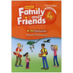 خرید فلش کارت امریکن فمیلی اند فرندز 4 ویرایش دوم Flashcards American Family and Friends 4 Second Edition
