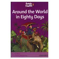 خرید کتاب داستان فمیلی اند فرندز دور دنیا در هشتاد روز Family and Friends Readers 5 Around the World in Eighty Days